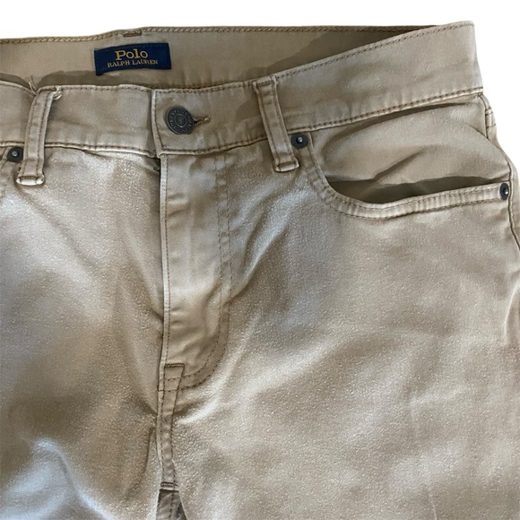 Vintage Polo Ralph Lauren Tompkins Skinny Jean tan - Picture 3 of 7
